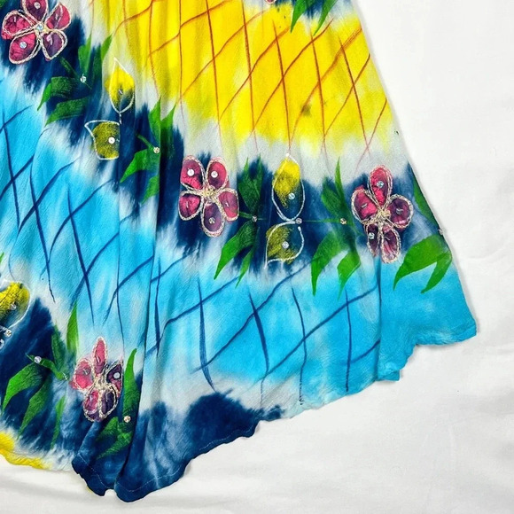 Vintage Tie Dye Summer Dress - Picture 4 of 9